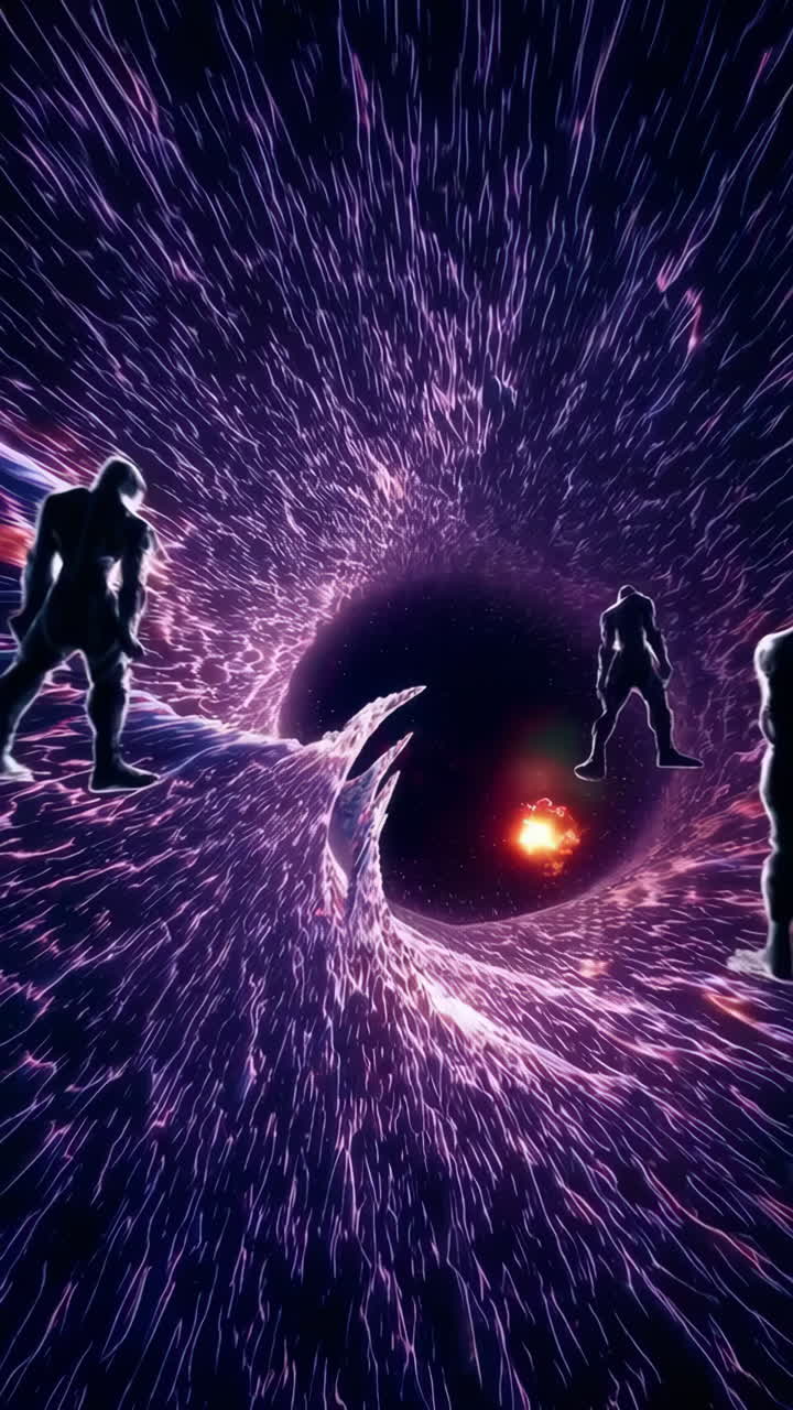 Wormhole Journey Through Space