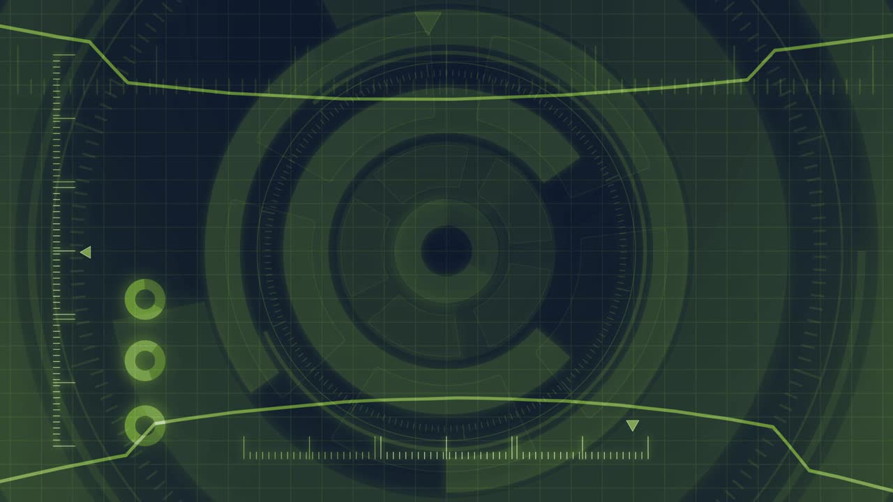 Futuristic digital HUD Technology user interface, Radar screen with various technology elements business communication concept