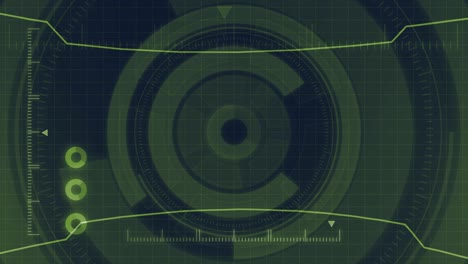 interfaz de usuario de tecnología digital futurista, pantalla de radar con varios elementos tecnológicos concepto de comunicación empresarial