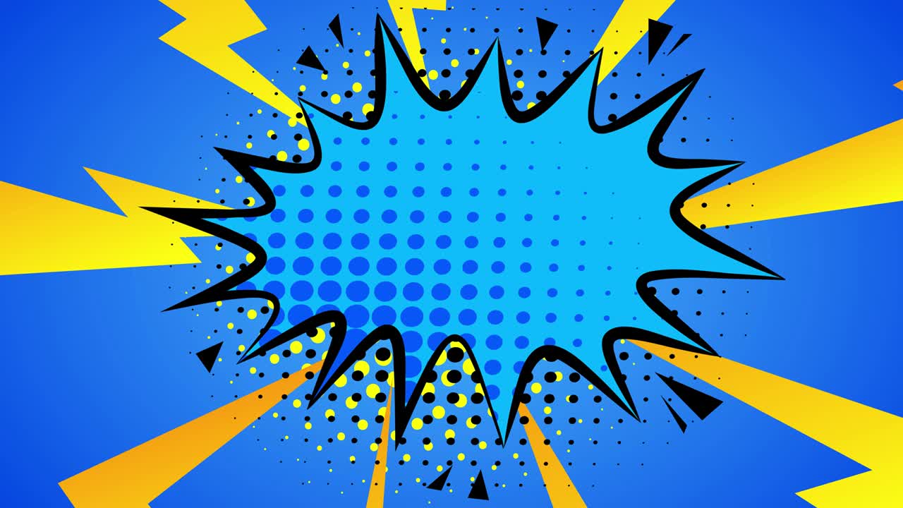 rotación de fondo de texto de superhéroes de cómics.