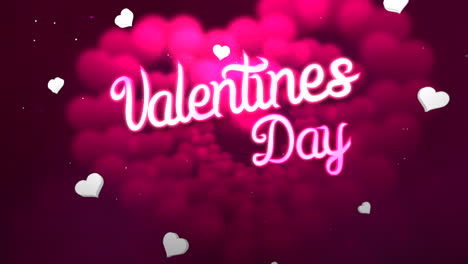 Texto-Del-Día-De-San-Valentín-Y-Movimiento-Corazón-Romántico-En-El-Día-De-San-Valentín-13
