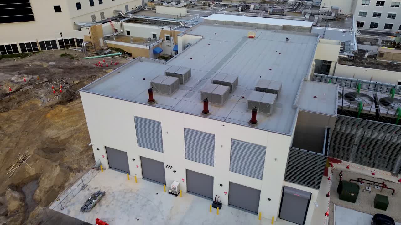 planta central de energía de un hospital - planta central de servicios públicos