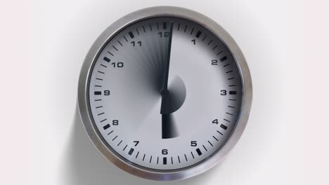 el reloj borroso el lapso de tiempo la cara frontal (4k)