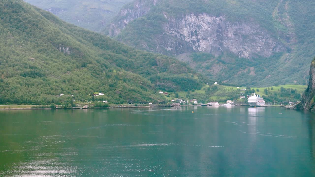 The Aurlandsfjord near Flam in Norway, Scandinavia, Europe
