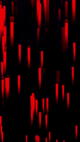 abstract red and black vertical shapes