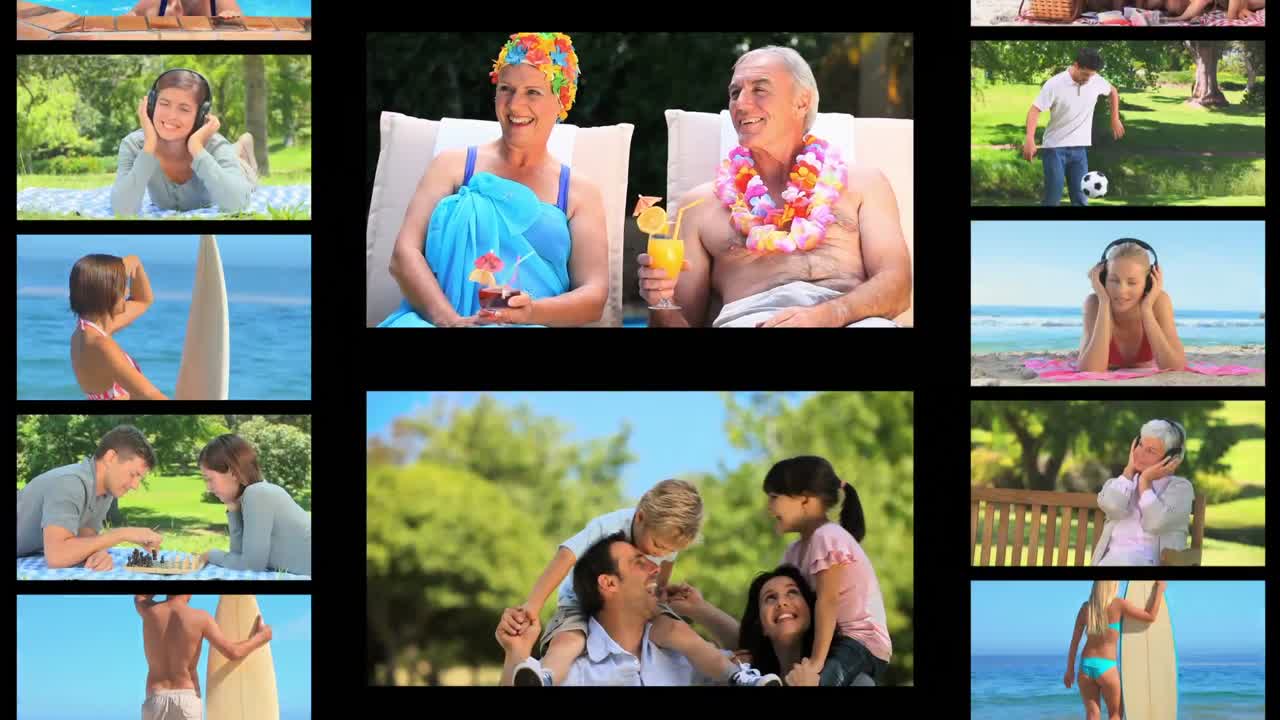 밖에서 사람들을 모으는 것