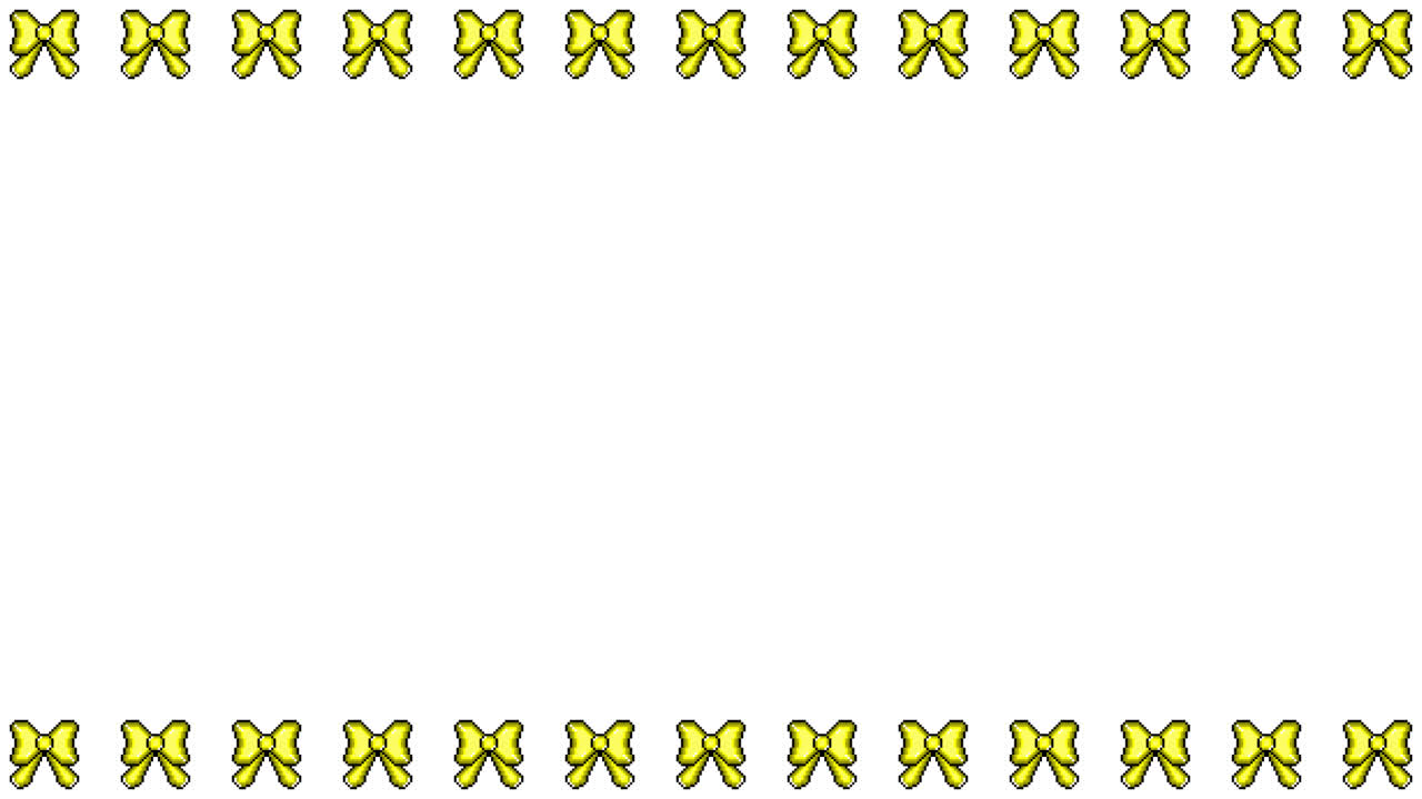 Pixel Art Ribbon Frame Animated Overlay 1080p Transparent 30 fps (3).mov