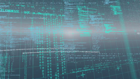 animazione dell'elaborazione dei dati su grind