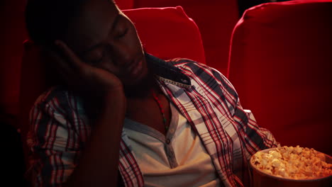 young man asleep