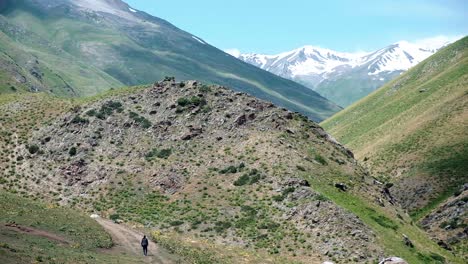 Beautiful-endless-landscapes-in-Kyrgyzstan,-Central-Asia