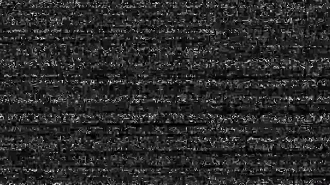 Flickering Static Noise on a TV Screen