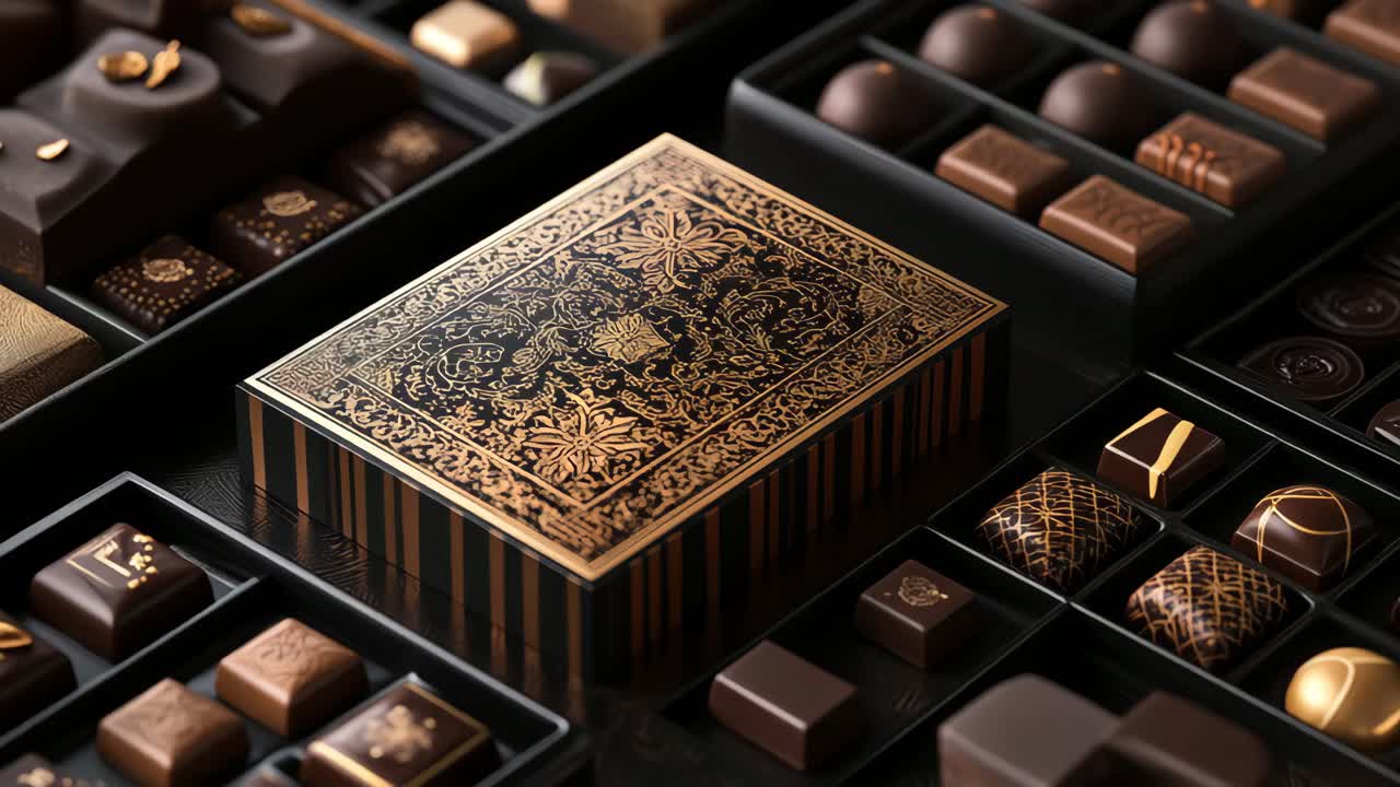 Luxury Chocolate Assortment in Elegant Gift Boxes