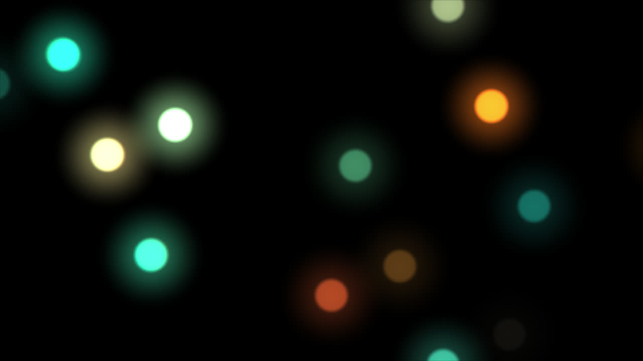 luces bokeh abstractas y coloridas