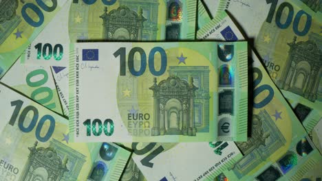 euro 100 banknotes