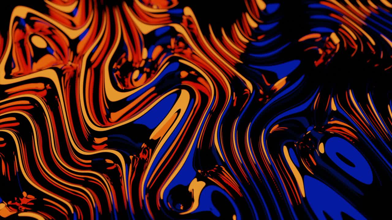 Abstract 3D Liquid Texture with Vibrant Swirls