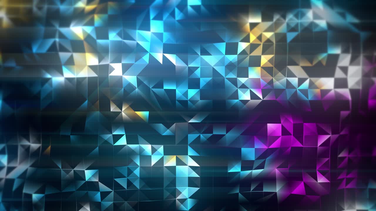 animación abstracta de formas modernas bucle de color
