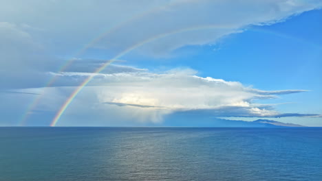 rainbow over the sea