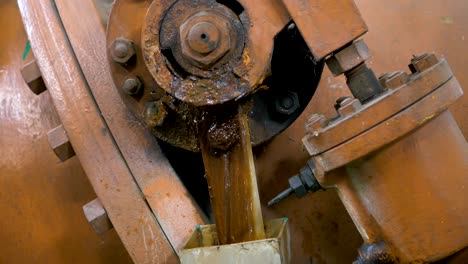 metal steel drive shaft of a water pump