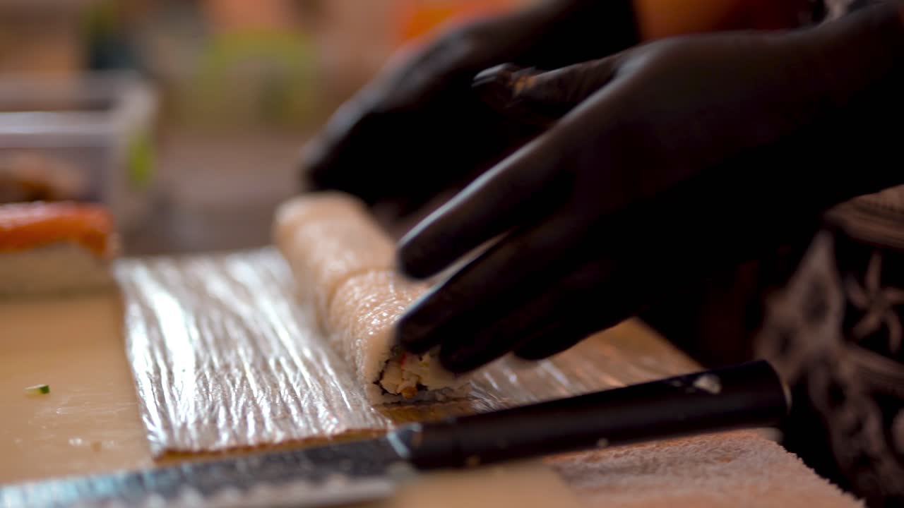 Close scene of cooking process
