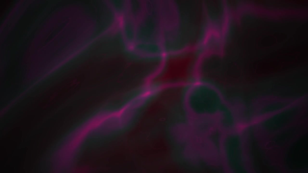 Abstract Motion Background with Flowing Dark Pink and Green Light Patterns