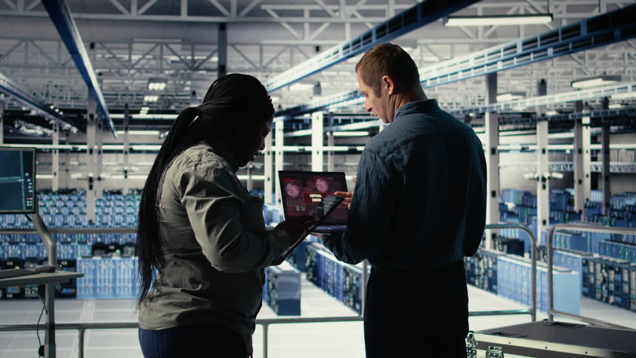 Server Hub Software Developer Seeing Critical Error Popup On Laptop Display