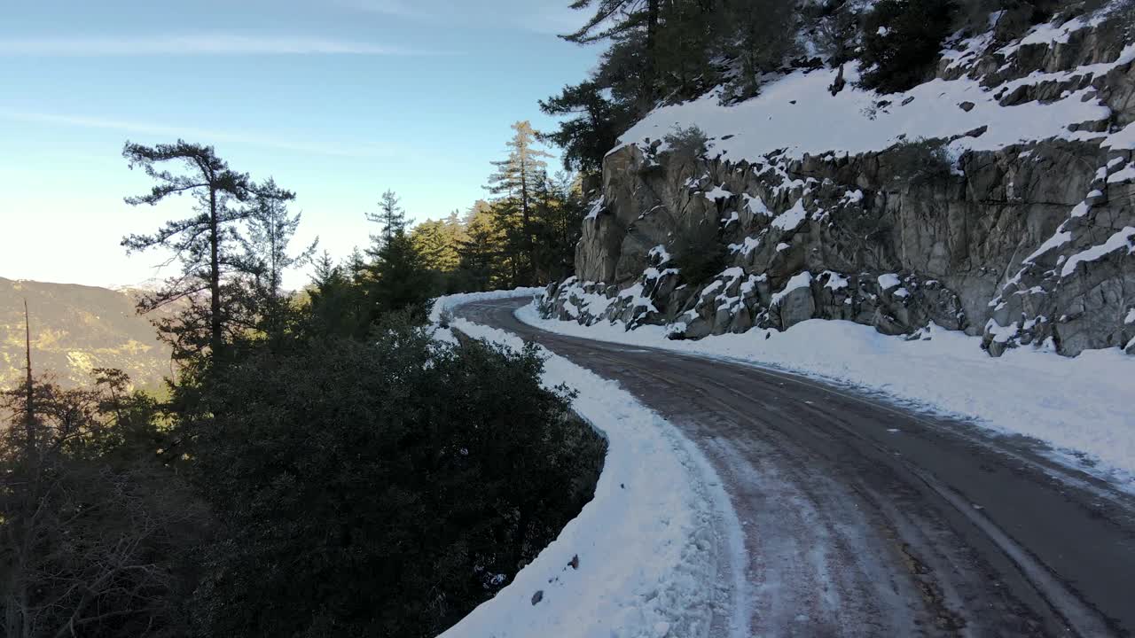 Flying Over Angeles Crest Highway