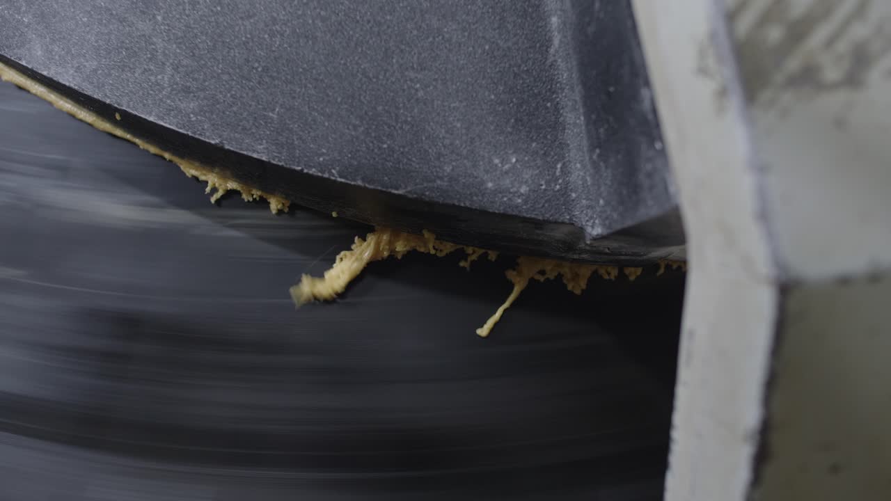 Close Up View Of Spinning Mixer Grinder