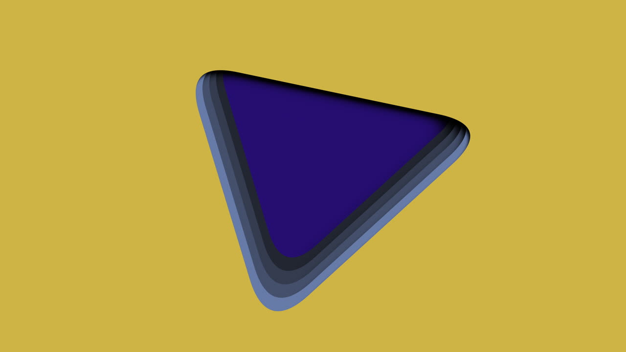 노란색과 파란색 플라스틱 종이 컷 파도 패턴