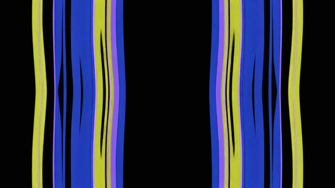 Abstract Animation of Vertical Colorful Lines Moving on Black Background