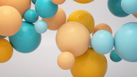 abstract colorful 3d spheres