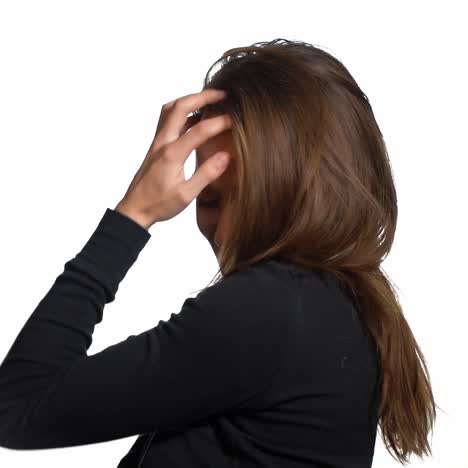 shot of female model