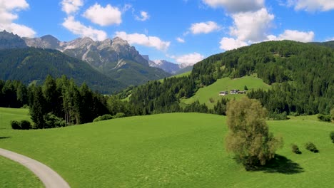 scenic view of the beautiful landscape in the alps