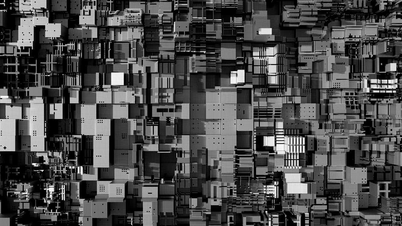 4K abstract modern CPU. Data mining, deep learning AI concept.