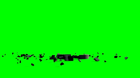 pound sign falling against green screen