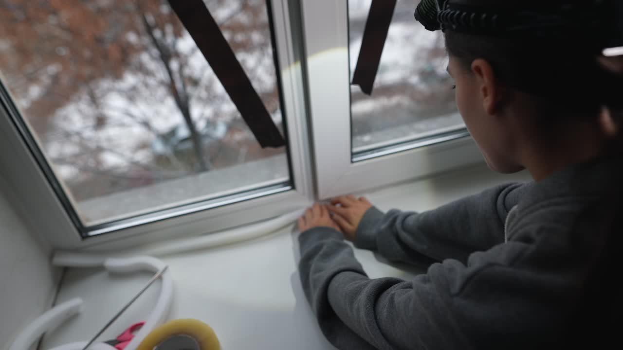 Installing Window Weather Stripping