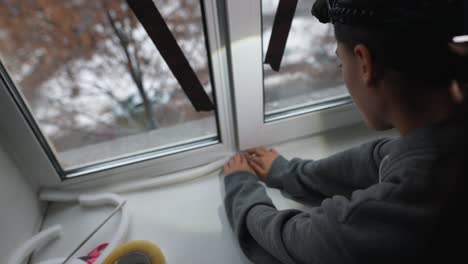 installing window weather stripping