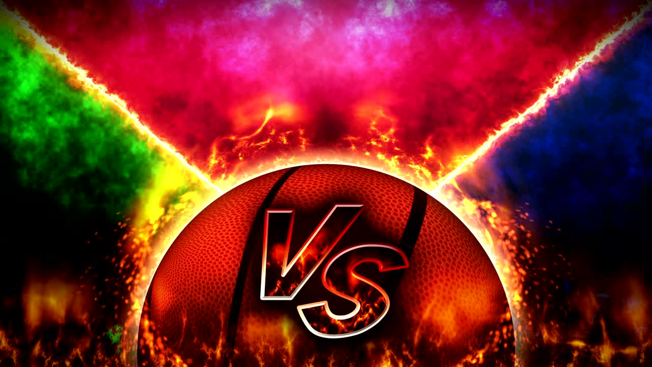 los fondos de lucha deportiva, el baloncesto, la animación en bucle,