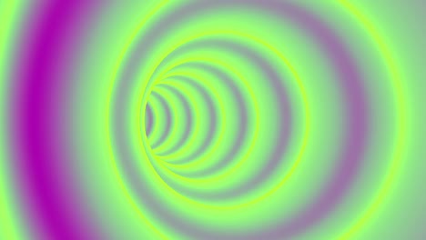 high speed fly through neon tunnel