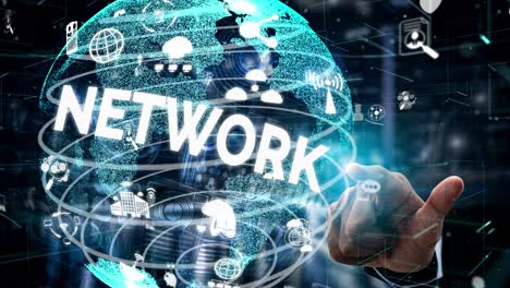 medios sociales y tecnología de redes de personas conceptual