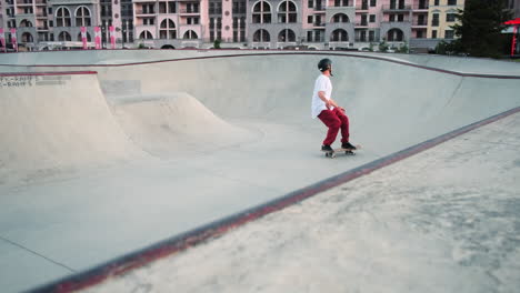 skateboarder performing tricks at a skatepark