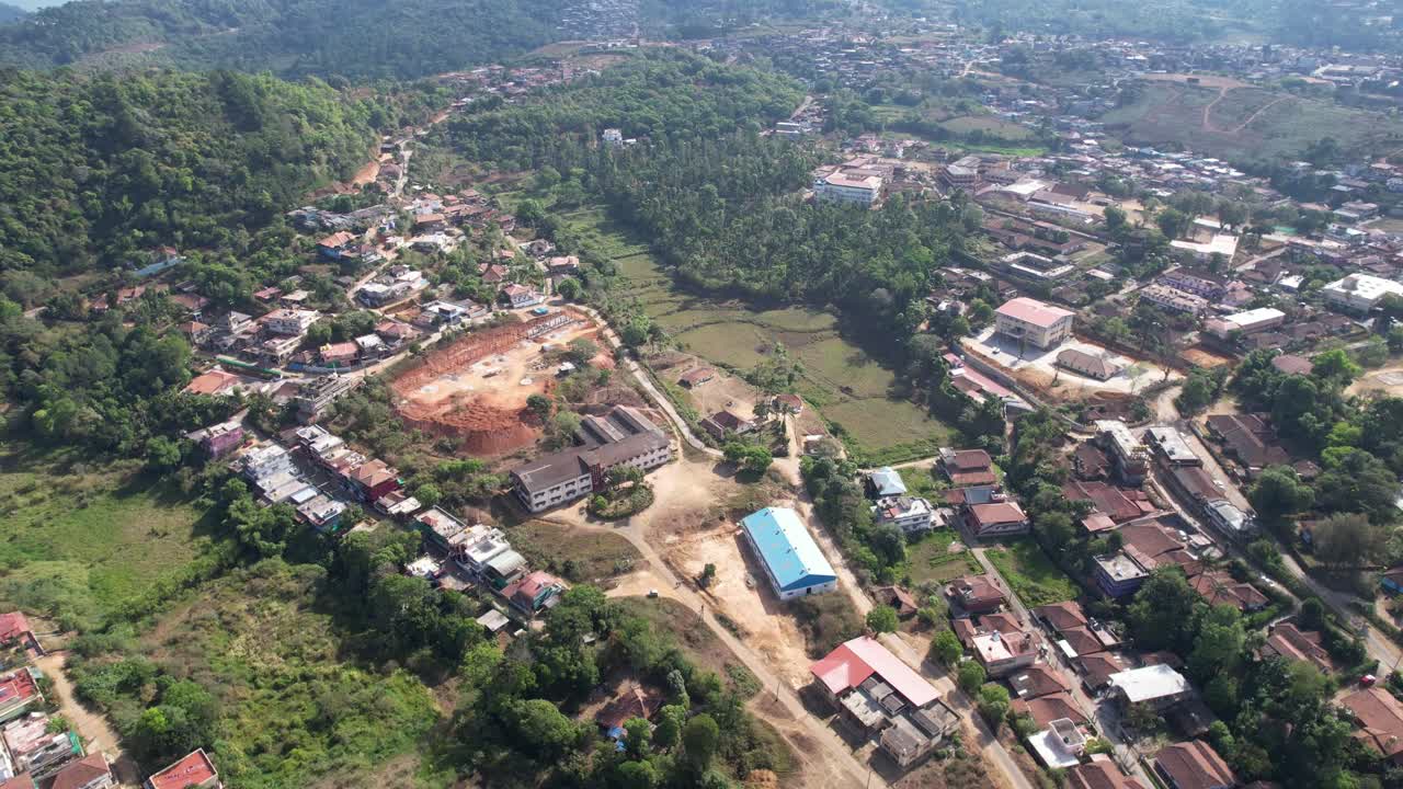 vista aérea de coorg es uno de esos destinos que los turistas visitan durante todo el año