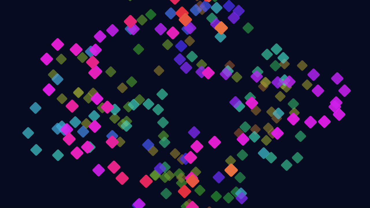 patrón de puntos vibrantes en fondo negro