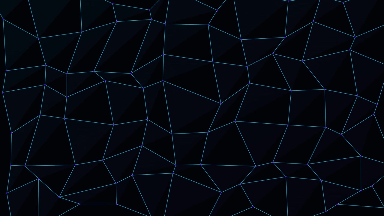 Abstract Geometric Mesh Background with Moving Blue Lines