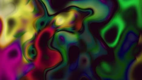 arco iris de gradiente abstracto colorido vídeo de animación 4k. líquido de moda ondas suaves de fondo