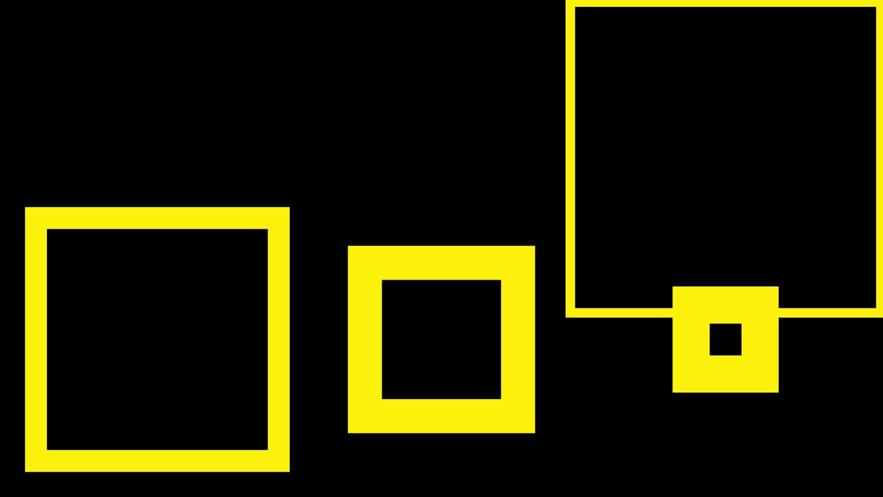 Shape animation square motion graphics