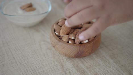 almonds and almond butter