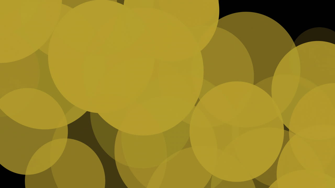 검은 바탕에 노란색 반점의 애니메이션