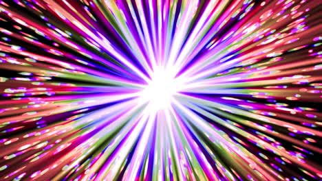 rayo de luz del sol bucle gráfico vj