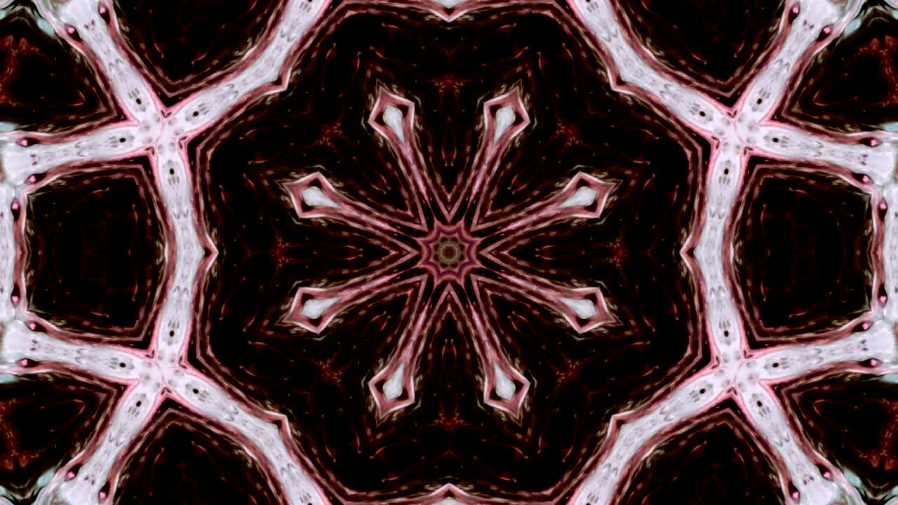 Movimento de Fundo de Caleidoscópio Abstrato Colorido