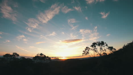 timelapse en australia. fue filmado en un parque nacional.